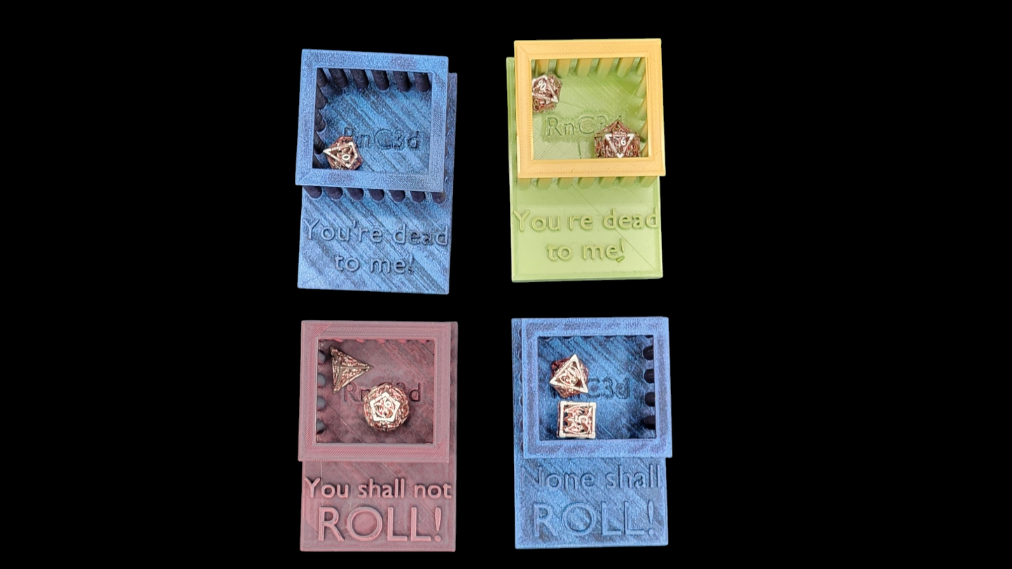 Gaming Materials: Dice Jail & Bags