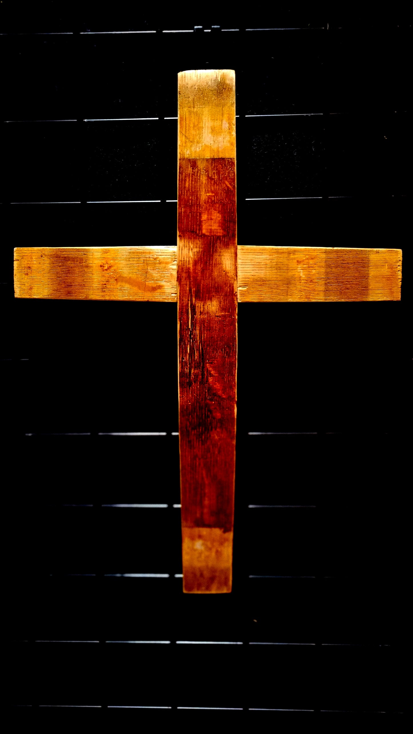 Wine Stave Cross