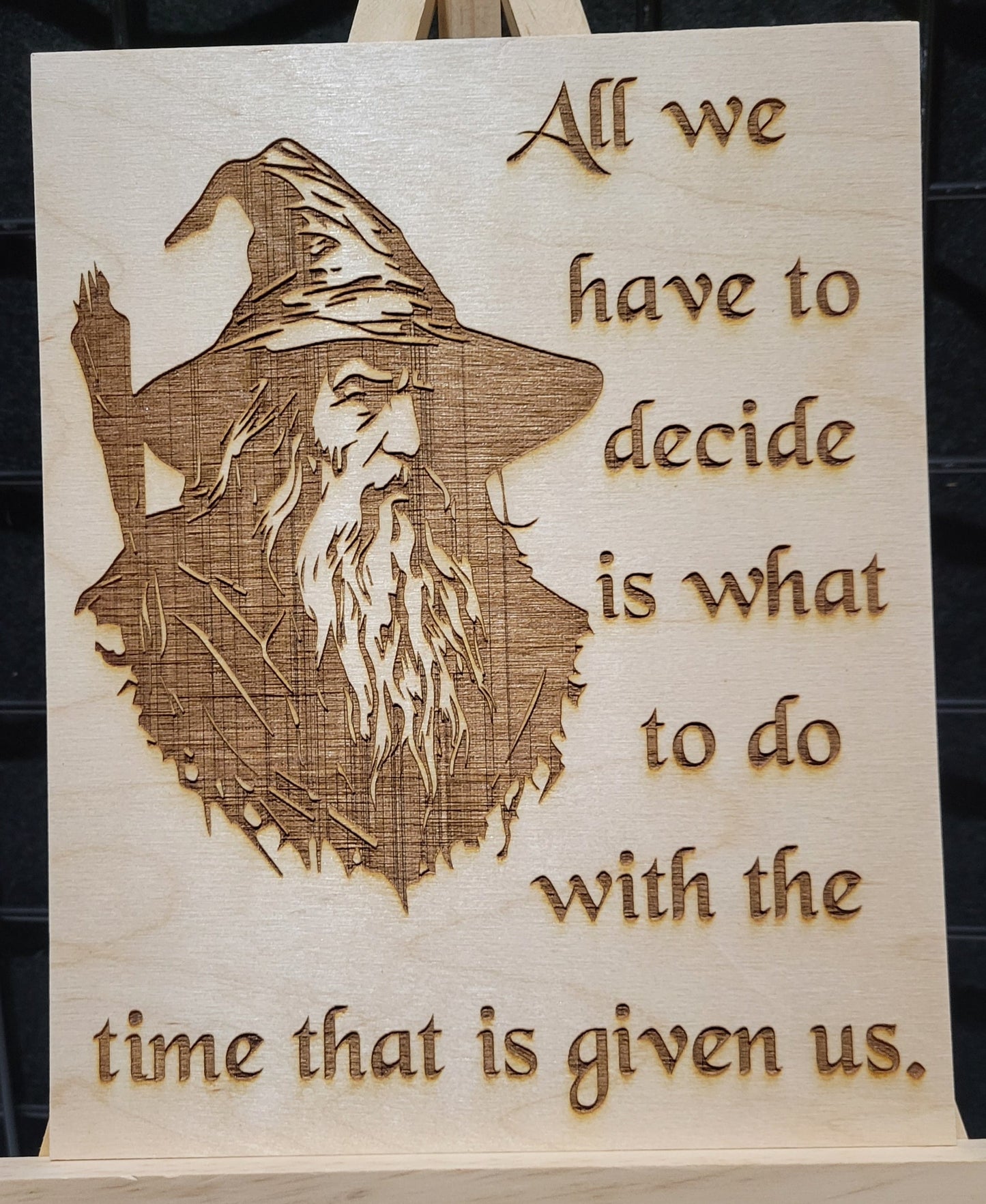 LOTR Wood and Leather Etching Gifts