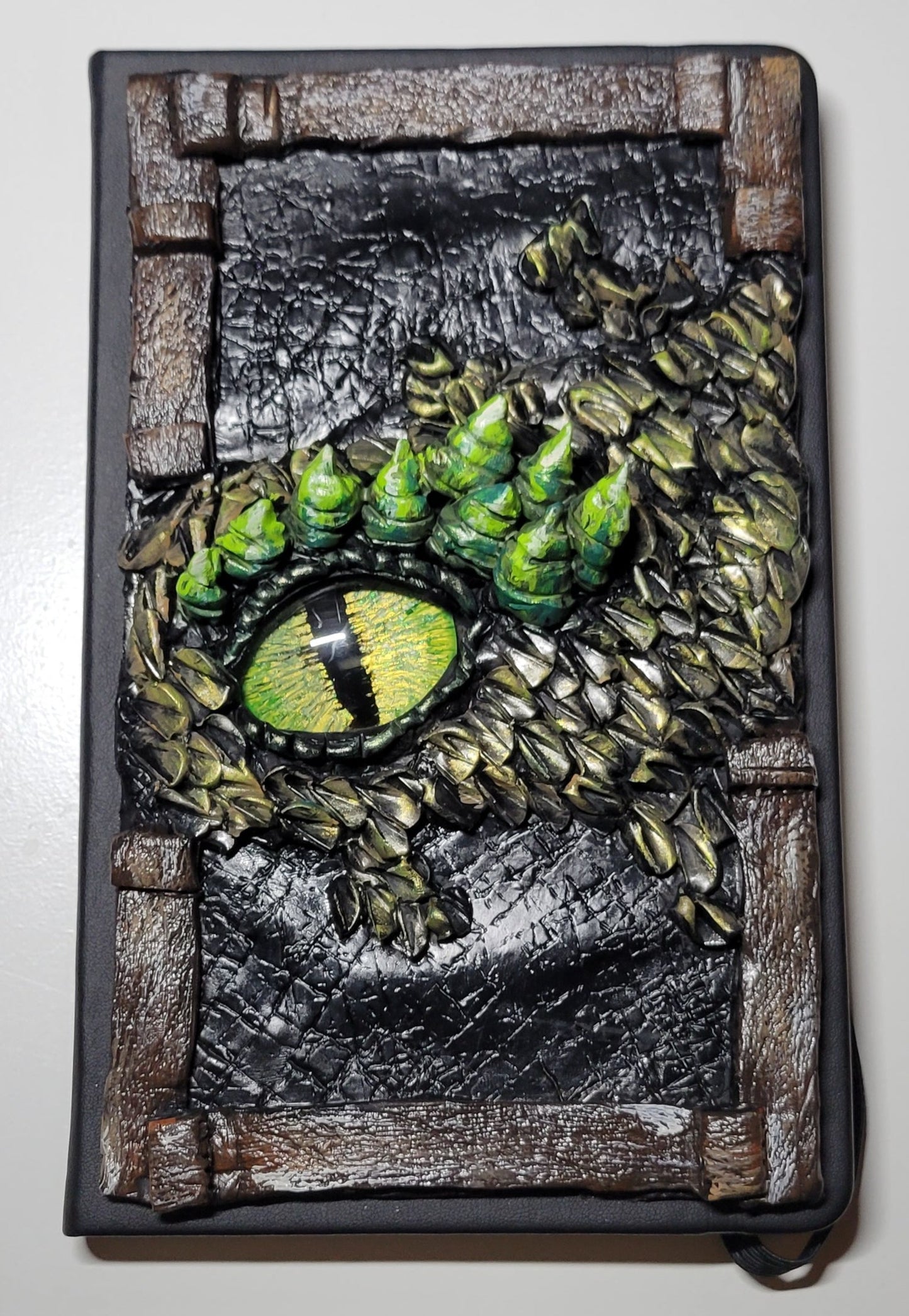 Fantasy Handcrafted Dragon Eye Magnets and Journal